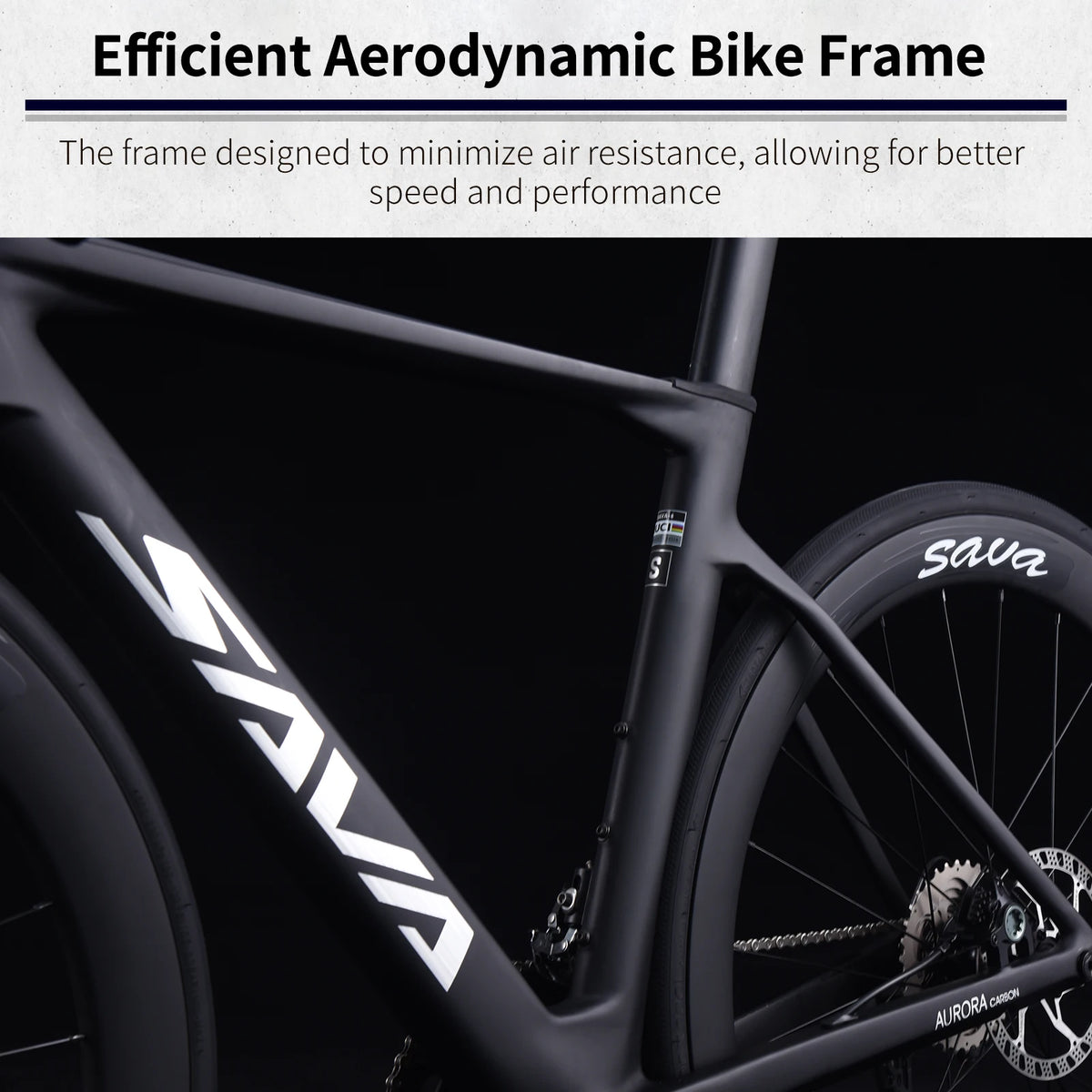 US Warehouse SAVA A7L/A7L PRO Carbon Fiber Road Bike with Shimano R7100 24-Speed Components and Hydraulic Brakes Adult Racing