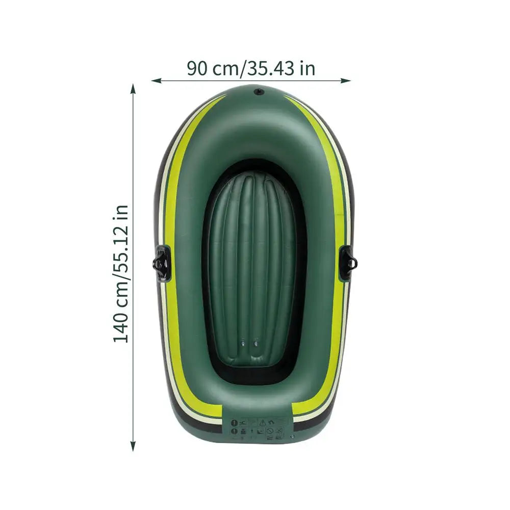 140x90cm inflatable rubber boat water leisure inflatable boat inflatable boat 1-person inflatable fishing boat drifting boat