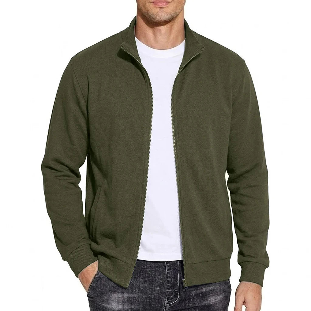 Mens New Sweatshirts Autumn Spring Gym Hooded Coats Long Sleeve Knitted Cardigan Jackets Color Premium Work Outerwear for Men