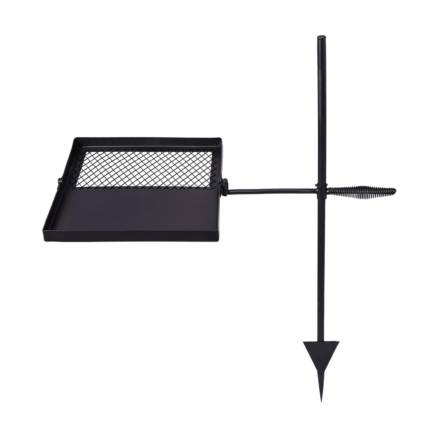 Folding Swivel Campfire Grill, Portable Cooking Grate over Fire Pit, Lightweight Grate Camp Fire Rack with Carrying Bag Outdoor