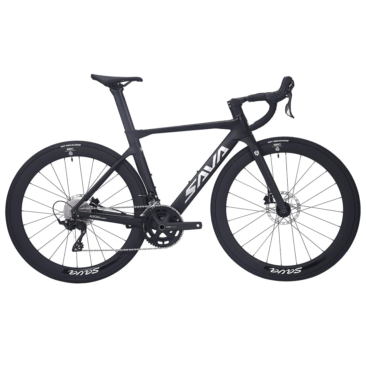 US Warehouse SAVA A7L/A7L PRO Carbon Fiber Road Bike with Shimano R7100 24-Speed Components and Hydraulic Brakes Adult Racing